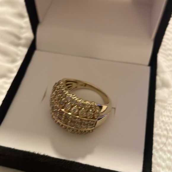 2.00 CTW Champagne Diamond Round 10K Yellow Gold